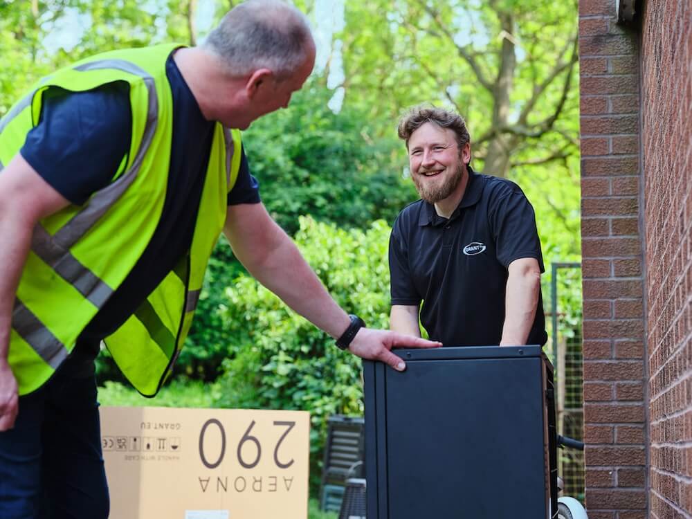 Air source heat pump installation process