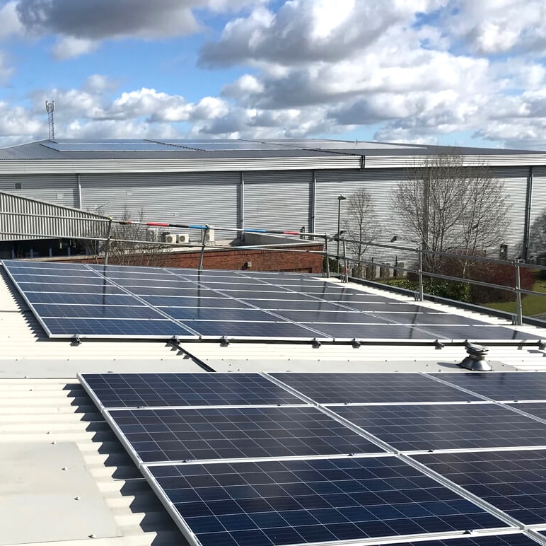 Commercial Solar Case Study for Medhurst Communications in Fareham, Hampshire