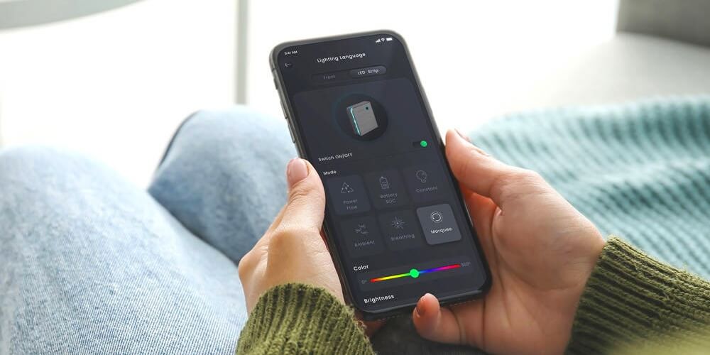 A Dorset homeowner checking their new Sigenergy system via the mySigen App