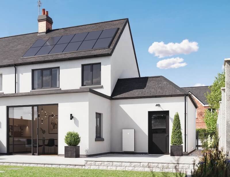 Solar panels installed on a residential property in Wokingham, representing the cost of a typical domestic solar PV system